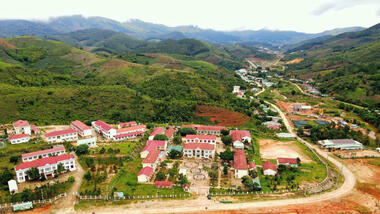 Trung tâm xã Tu Mơ Rông, tỉnh Quảng Ngãi