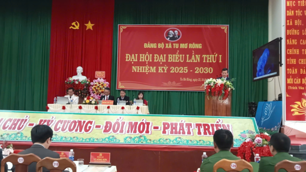 Đảng bộ xã Tu Mơ Rông long trọng tổ chức Đại hội trù bị Lần thứ Nhất, nhiệm kỳ 2025 - 2030