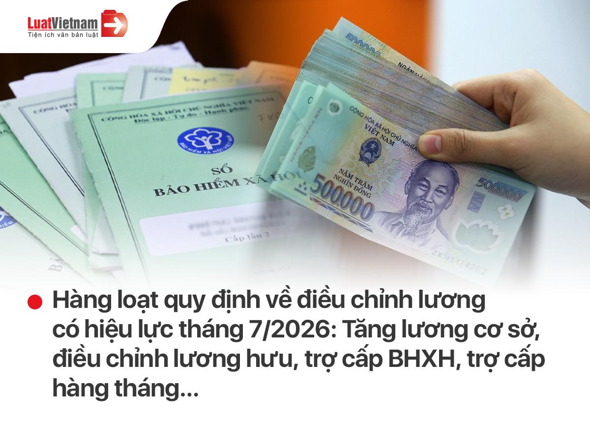 Chính sách mới có hiệu lực tháng 7/2026 Chính sách mới có hiệu lực tháng 7/2026